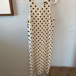 J.Crew Maxi Polkadot Dress- Size Small